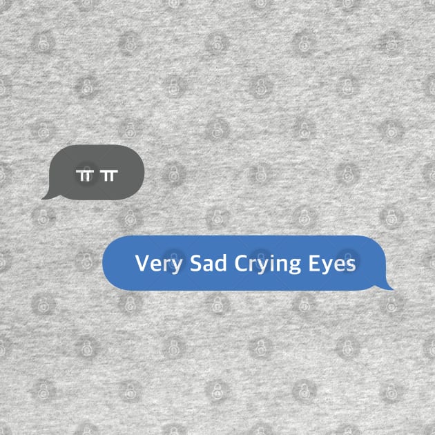 Korean Slang Chat Word ㅠㅠ Meanings - Very Sad Crying Eyes by SIMKUNG